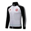 Chaqueta De Entrenamiento Trajes Manchester United 2022-23 Blanco Negro - Hombre